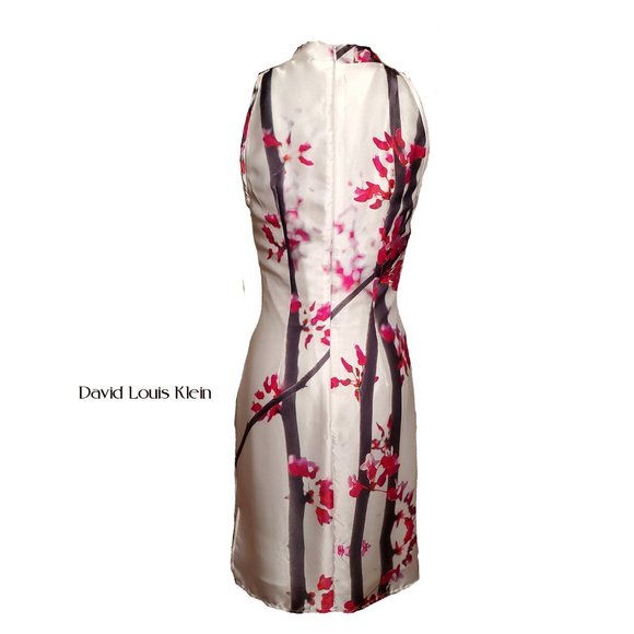 Cherry Blossom Cheongsam/Qipao Style Dress - Picture 3 of 16